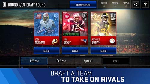 Madden Mobile Draft Round Madden Mobile Draft Round